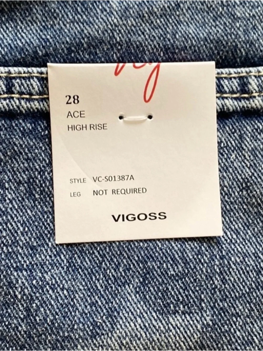 ✨NEW✨ Vigoss Women's Dark Wash Star Denim Frayed Hem Shorts
